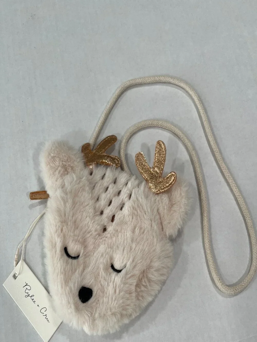 Girl - Rylee + Cru Deer Purse in Oat